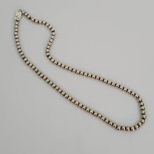 Load image into Gallery viewer, Vintage Native American Silver Bead Necklace

