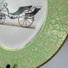Load image into Gallery viewer, Imperial Salem 23 Karat Gold China Plate  10.75&quot; Antique Coach
