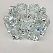 Load image into Gallery viewer, Mikasa Crystal Star Pointed Flat Candle Holder
