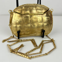 Load image into Gallery viewer, Modernist Brass Purse 1950s Signed IXEL
