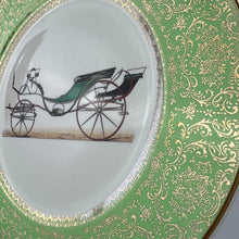 Load image into Gallery viewer, Imperial Salem 23 Karat Gold China Plate  10.75&quot; Antique Coach
