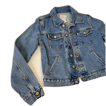 Load image into Gallery viewer, 90s Calvin Klein Cropped Denim Jacket Size Medium
