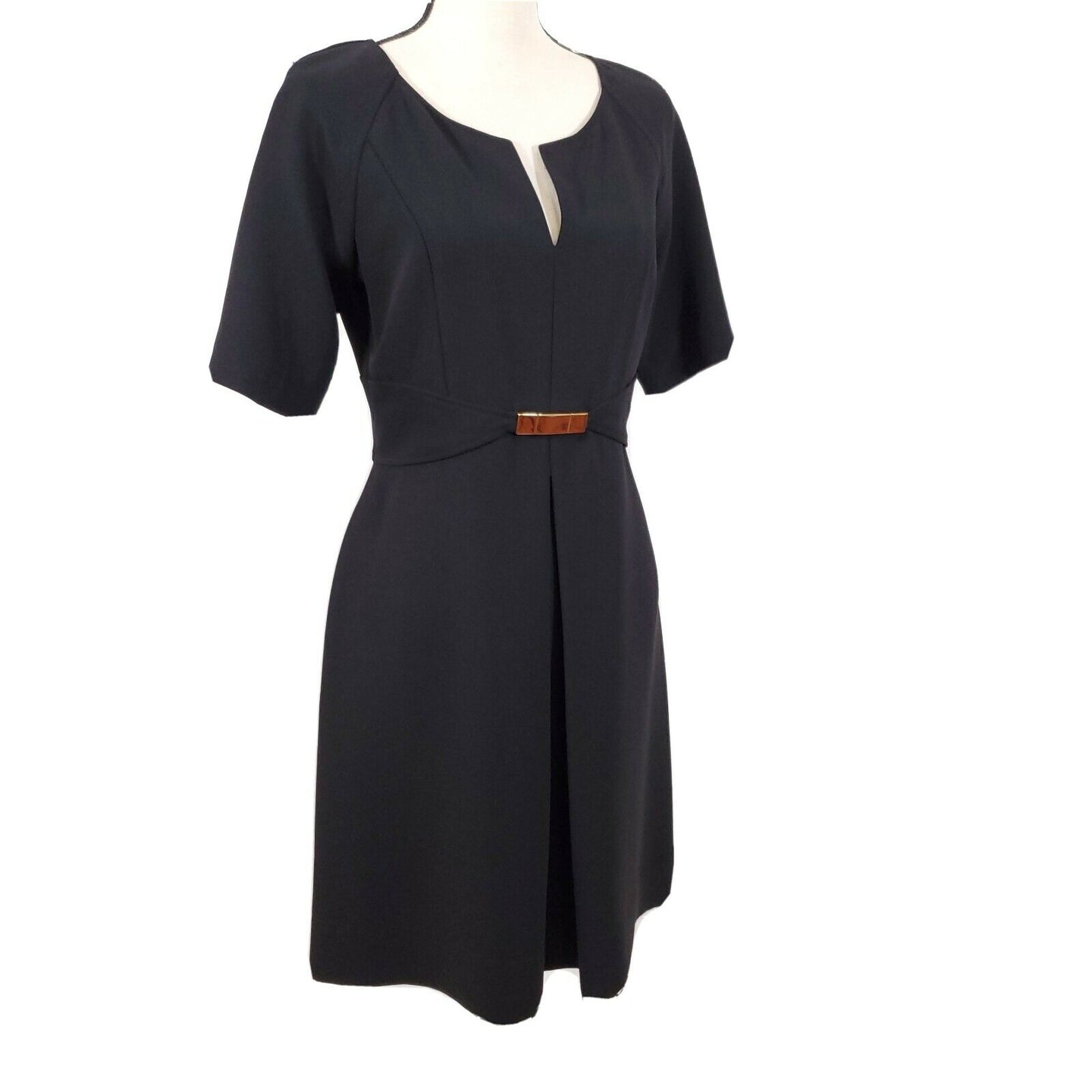 Ellen Tracy Short Sleeve Little Black Dress Size 8