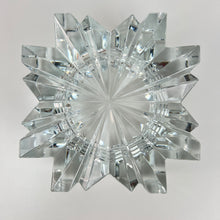 Load image into Gallery viewer, Mikasa Crystal Star Pointed Flat Candle Holder
