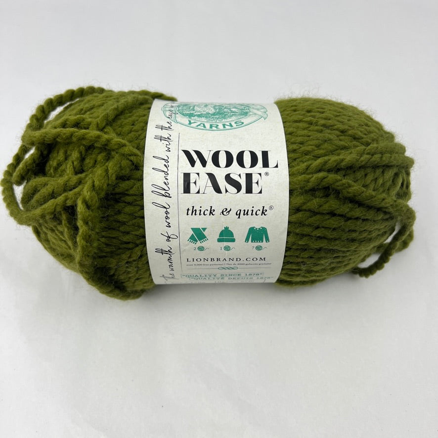 Lion Brand 640-178 Wool-Ease Thick & Quick Yarn-Cilantro