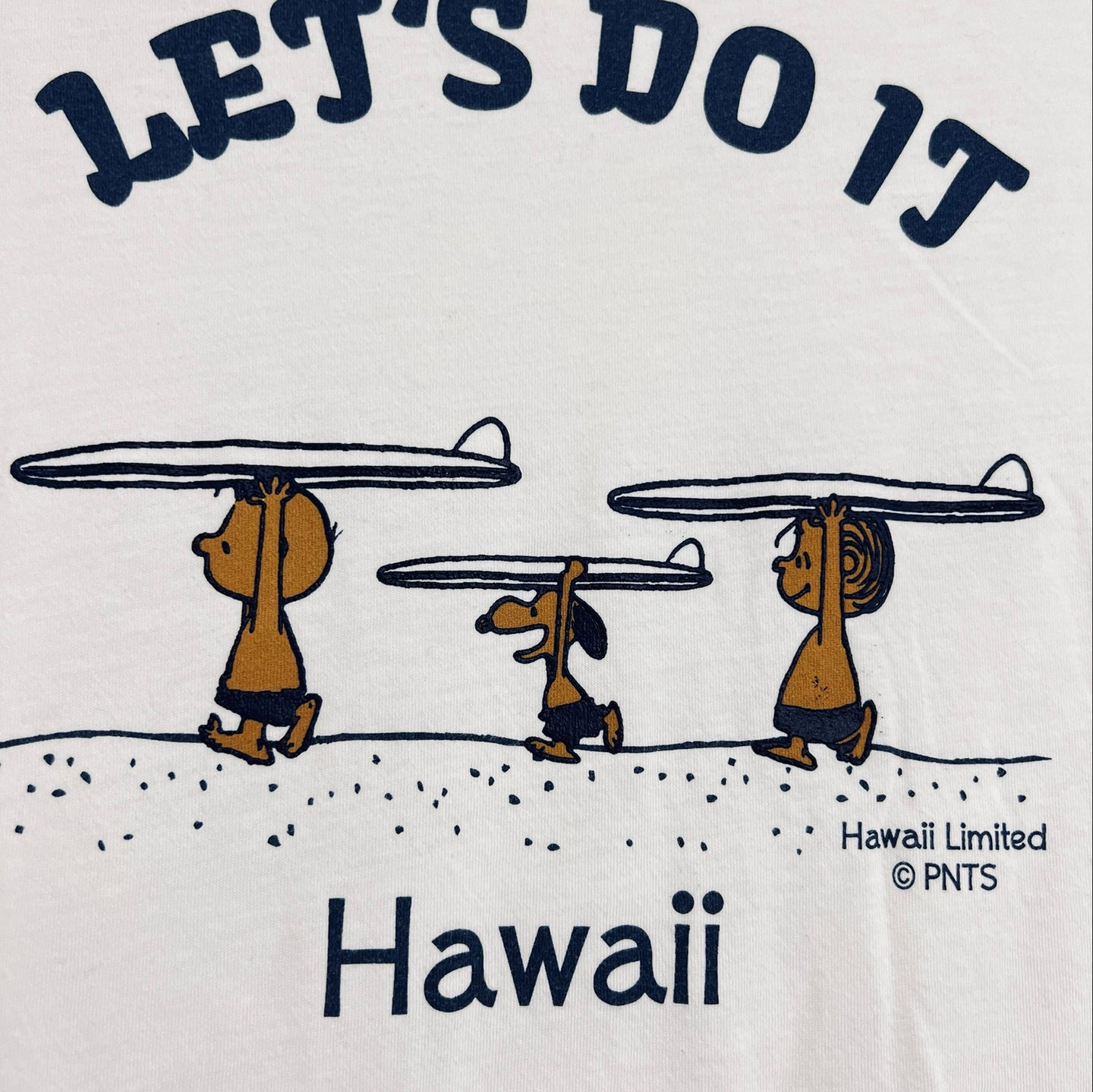 Hawaii Suntan Snoopy T-Shirt Size Medium 