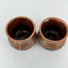 Load image into Gallery viewer, Southwest Art Pottery Handmade Mexican Folk Art Signed Set of 2
