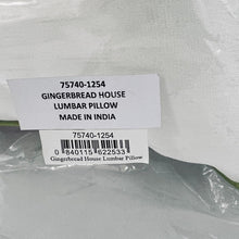 Load image into Gallery viewer, MacKenzie-Childs Embroidered Gingerbread House Lumbar Pillow
