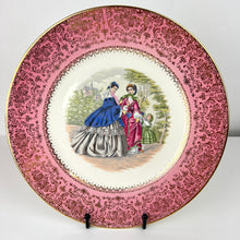 Load image into Gallery viewer, Imperial Salem 23 Karat Gold China Plate  10.75&quot; Gilded Age Women
