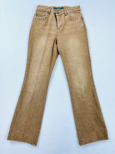 Load image into Gallery viewer, Lauren Jeans Co Studded Mid Rise Jeans Size 2P Waist 28&quot;
