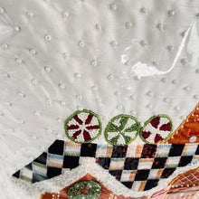 Load image into Gallery viewer, MacKenzie-Childs Embroidered Gingerbread House Lumbar Pillow
