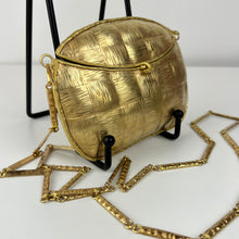 Load image into Gallery viewer, Modernist Brass Purse 1950s Signed IXEL
