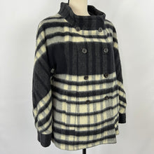 Load image into Gallery viewer, Marc by Marc Jacobs Plaid Wool Mohair Coat Size Large

