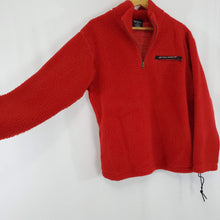 Load image into Gallery viewer, 90s Polo Jeans Fleece Pullover 3/4 Zip Size Medium
