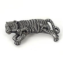Load image into Gallery viewer, Vintage Tiger &amp; Cubs Brooch &amp; Earrings Set - Silver
