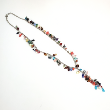 Load image into Gallery viewer, Long Glass Bead Charm Necklace
