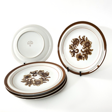 Load image into Gallery viewer, Vintage Brown Monterrey Stoneware MSI Japan 10.25&quot; Dinner Plate Set of 5
