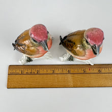 Load image into Gallery viewer, Karl Ens Porcelain Finch Pair Pink Made in Germany
