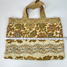 Load image into Gallery viewer, Vintage Embroidered Tote Handcrafted
