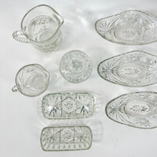 Load image into Gallery viewer, Vintage 50s Star of David Cut Glass 12 Piece Set

