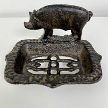Load image into Gallery viewer, Cast Iron Pig Soap Dish

