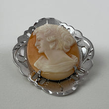 Load image into Gallery viewer, Cameo Brooch 925 Silver
