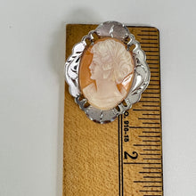 Load image into Gallery viewer, Cameo Brooch 925 Silver

