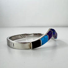 Load image into Gallery viewer, Vintage 925 Inlay Bracelet
