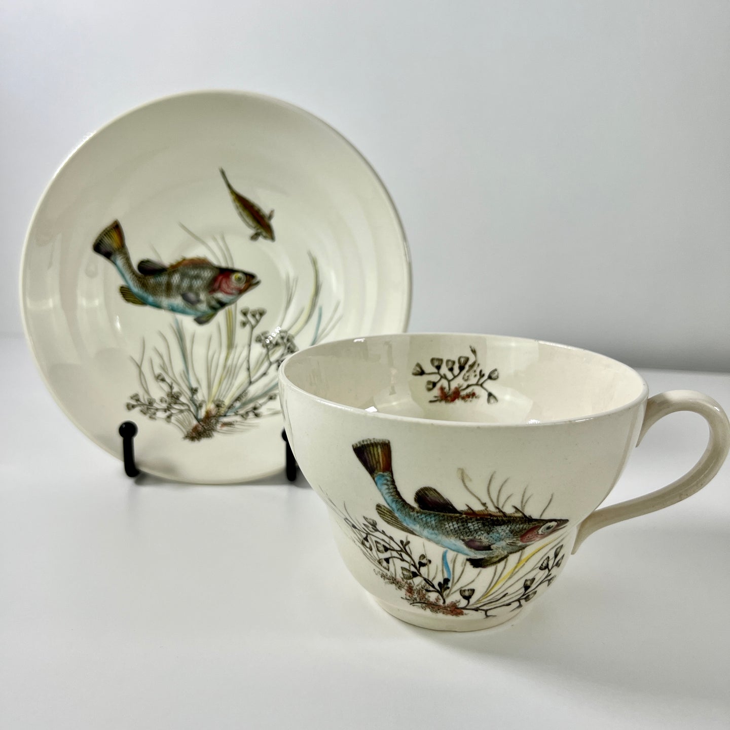 Johnson Brothers Fish Cup & Saucer Design No 2