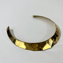 Load image into Gallery viewer, Vintage Hammered Brass Cuff Necklace
