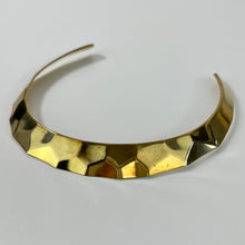 Load image into Gallery viewer, Vintage Hammered Brass Cuff Necklace
