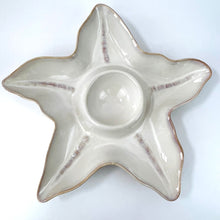 Load image into Gallery viewer, Sonoma &quot;Nautical Sand&quot; Starfish Chips &amp; Dip Serving Dish
