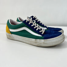 Load image into Gallery viewer, Vans Yacht Club Old Skool Lace Ups Blue/Green/Yellow  Women&#39;s 7.5 Men&#39;s 6
