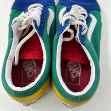 Load image into Gallery viewer, Vans Yacht Club Old Skool Lace Ups Blue/Green/Yellow  Women&#39;s 7.5 Men&#39;s 6
