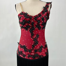 Load image into Gallery viewer, Acapulco Paradiso Open Back Fringe Leotard Women Dance Dress Size Small
