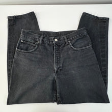 Load image into Gallery viewer, Vintage Versace Jeans Couture High Rise Faded Black Size 33&quot;
