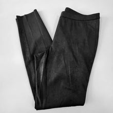 Load image into Gallery viewer, NWT Chelsea &amp; Theodore Black Faux Leather Pants Size 10
