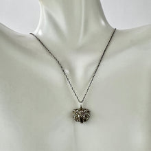 Load image into Gallery viewer, Israel Freeman and Sons Sterling Head Pendant Necklace
