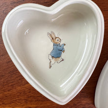 Load image into Gallery viewer, Peter Rabbit Heart-Shaped Box Wedgwood England
