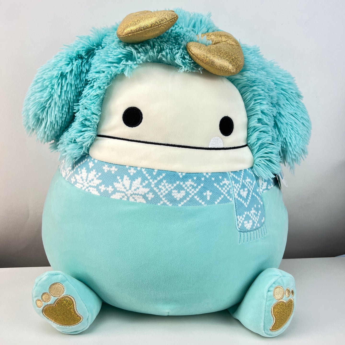 Squishmallows 16 Inch Holiday Joelle the Bigfoot Ultimate Soft Plush