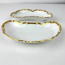 Load image into Gallery viewer, Haviland Ranson Crescent Plates Gold
