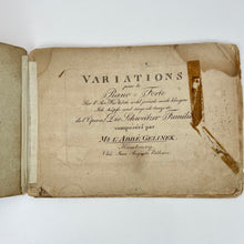 Load image into Gallery viewer, Early 19th Century Music Sheets - An Opera for the Schweitzer family 1819
