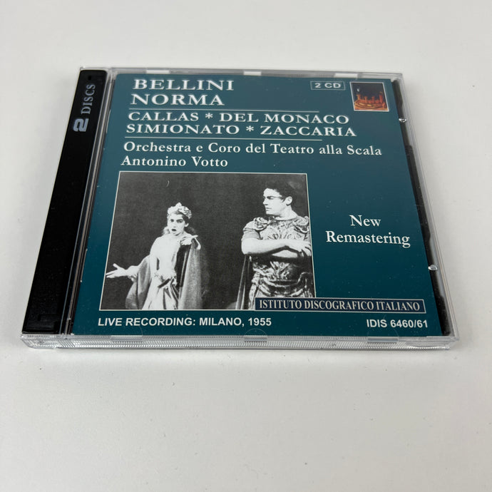 Bellini Norma Callas, del Monaco (2 cd set)