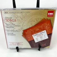 Load image into Gallery viewer, Puccini: Tosca 1953 Callas Di Stefano &amp; Gobbi 2 CDs + Bonus Disc
