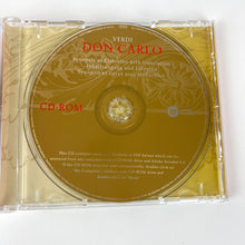 Load image into Gallery viewer, Verdi Don Carlo 3CD Plus Bonus Disc w Libretto &amp; Synopsis
