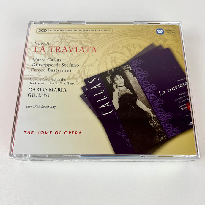 Verdi La Traviata 1955 Live Recording 2CD Plus Bonus Disc w Libretto & Synopsis