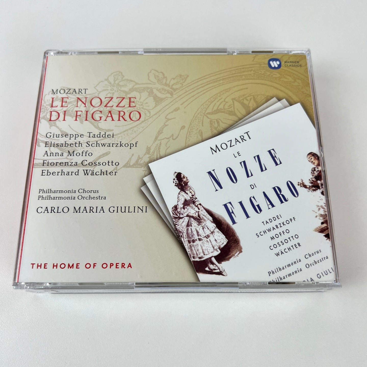 Mozart Le Nozze Di Figaro w Giulini  Home of the Opera 2CD Set