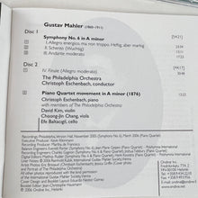 Load image into Gallery viewer, Gustav Mahler: Symphony No. 6 - Piano Quartet Hybrid SACD
