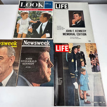 Load image into Gallery viewer, Vintage 1960s Magazines JFK&#39;s Life &amp; Assassination
