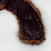 Load image into Gallery viewer, Vintage Brown Fur Collar
